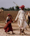 Caravane dans le dsert du Thar